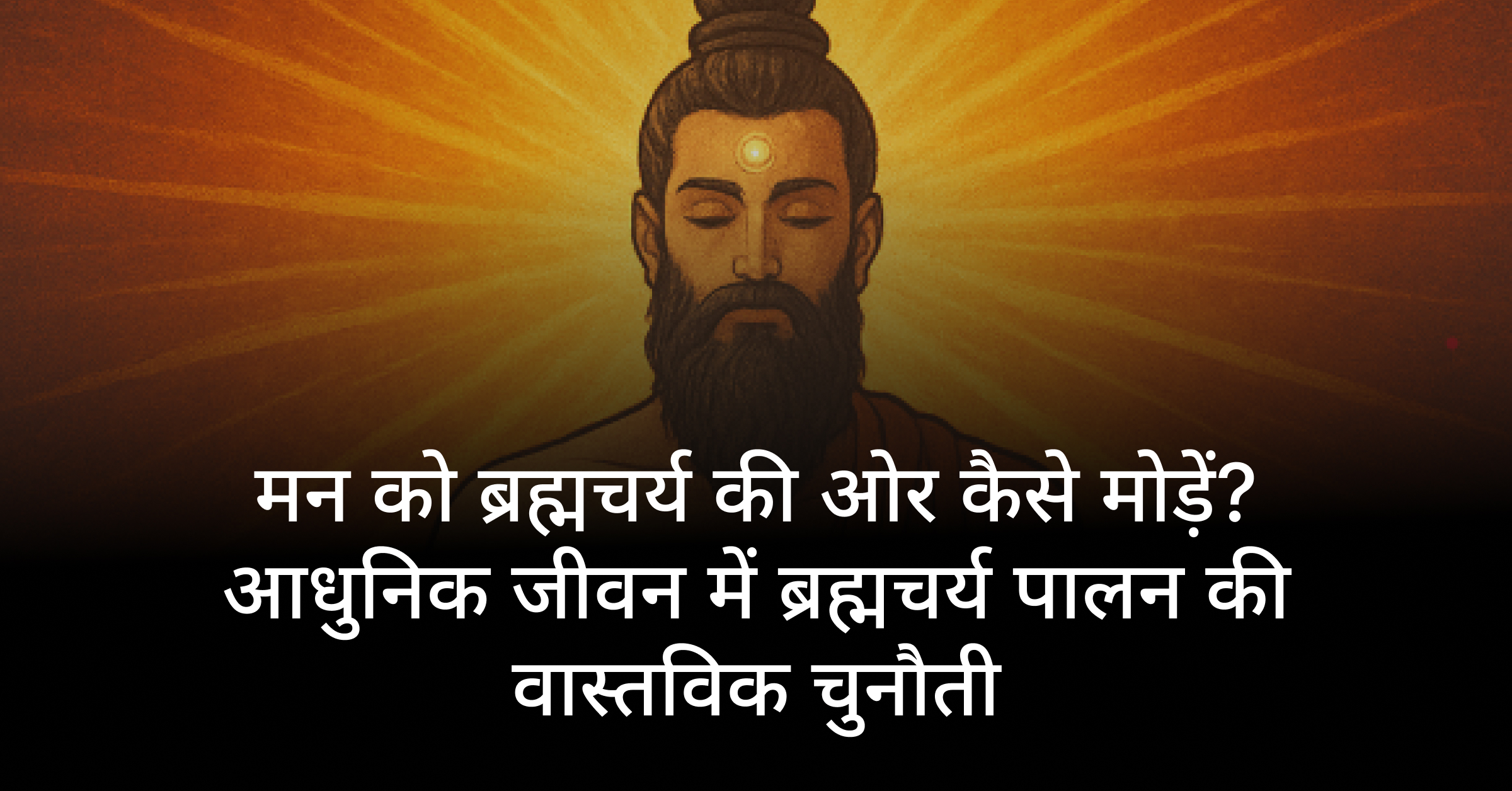 मन को ब्रह्मचर्य की ओर कैसे मोड़ें? आधुनिक जीवन में ब्रह्मचर्य पालन की वास्तविक चुनौती